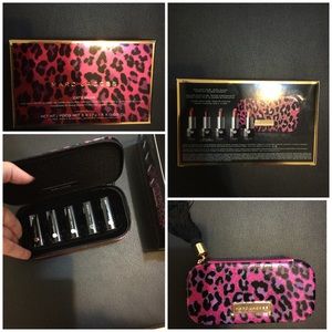 NWT 5 piece Marc Jacobs lipstick with case